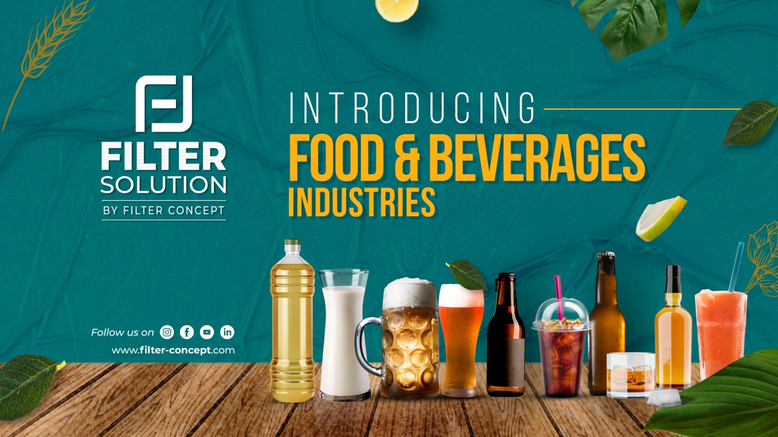 Series 3 FilterSolution by FilterConcept Food and Beverages