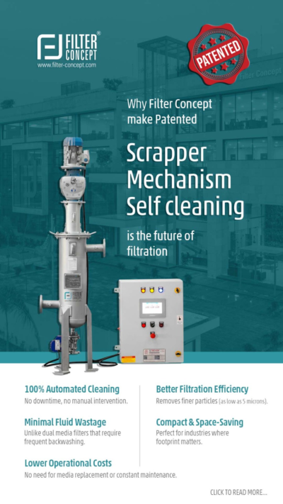 SCRAPPER MECHANISM SELF CLEANING